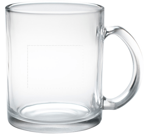 Glass sublimation mug 300ml